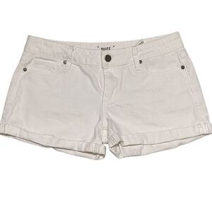 Paige Jimmy Women's White Denim Shorts Size 27.